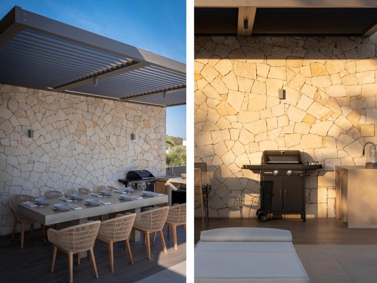 Athina Luxury Villa, With Pool & Walk To The Beach, By Thinkvilla Chania  Eksteriør billede