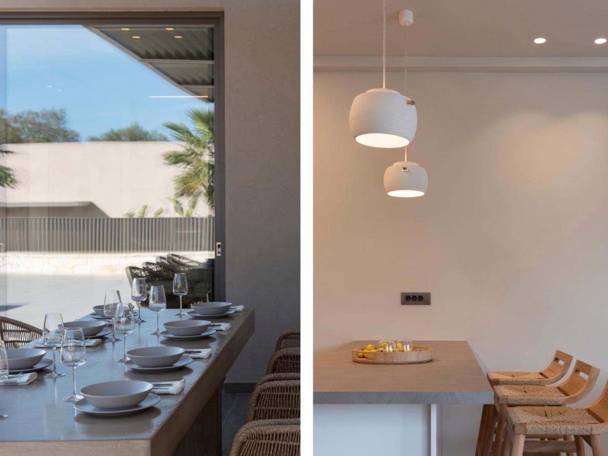Athina Luxury Villa, With Pool & Walk To The Beach, By Thinkvilla Chania  Eksteriør billede