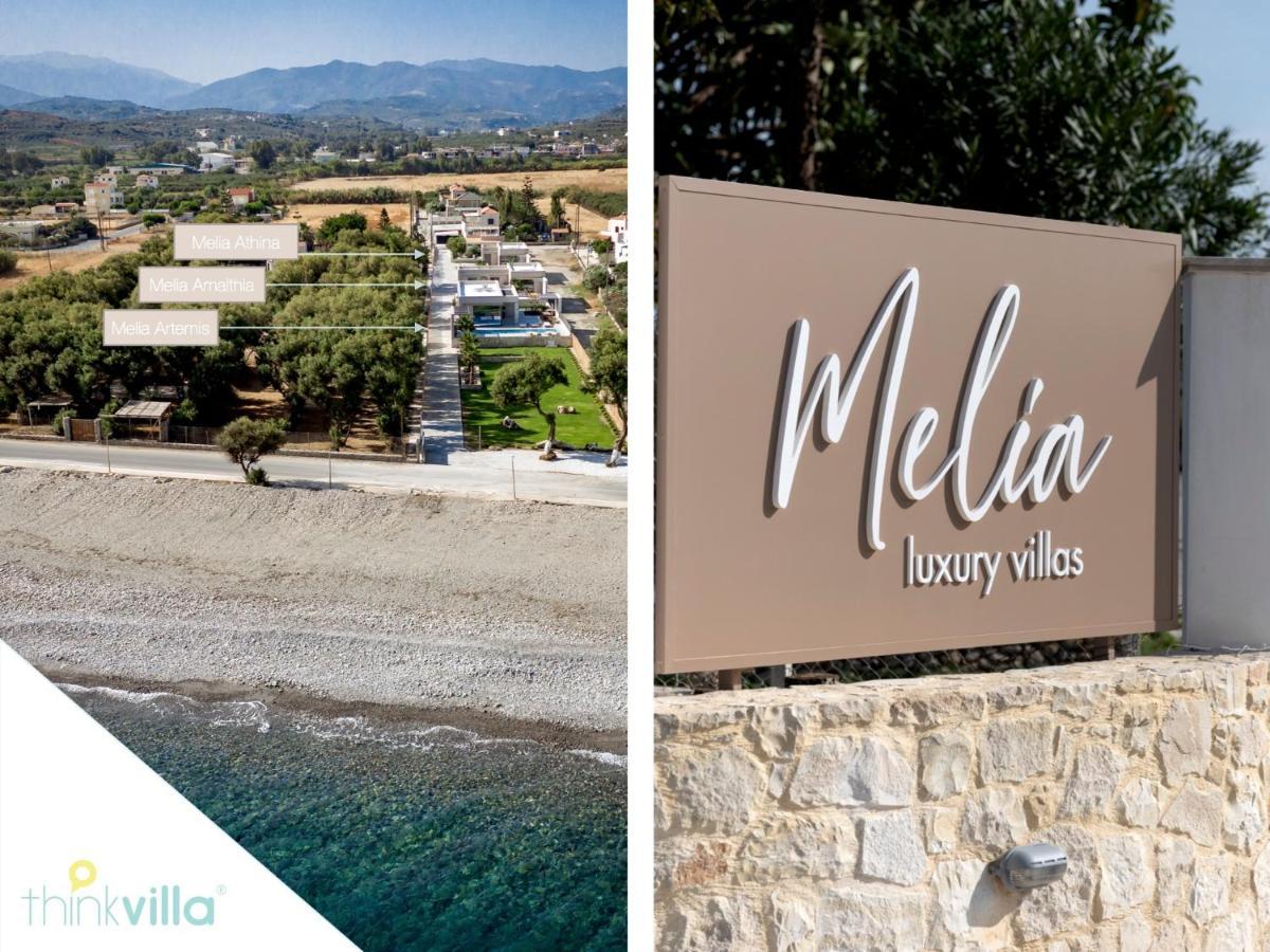 Athina Luxury Villa, With Pool & Walk To The Beach, By Thinkvilla Chania  Eksteriør billede